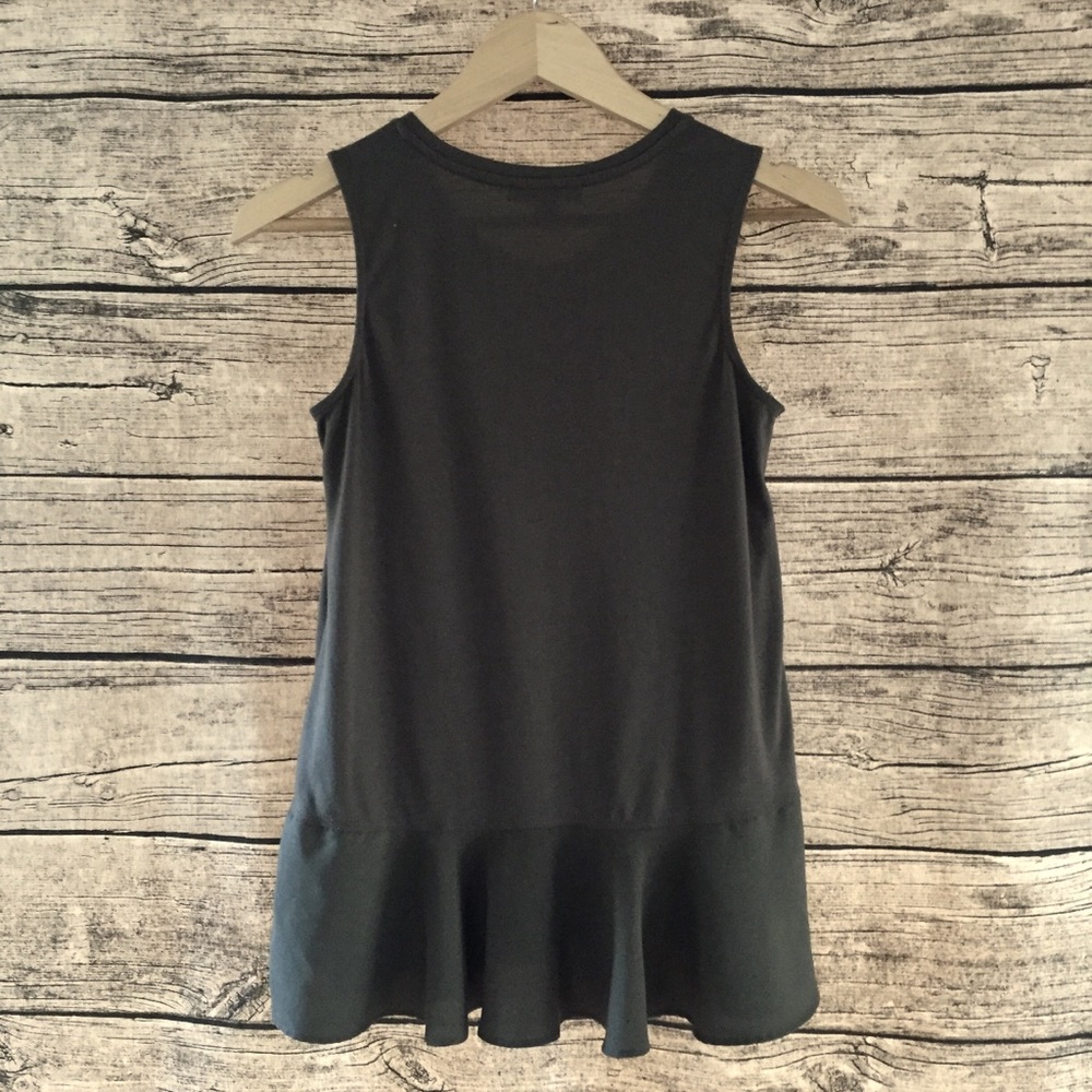 Joe Fresh Sleeveless Ruffle Hem Tunic Top - Picture 2 of 10